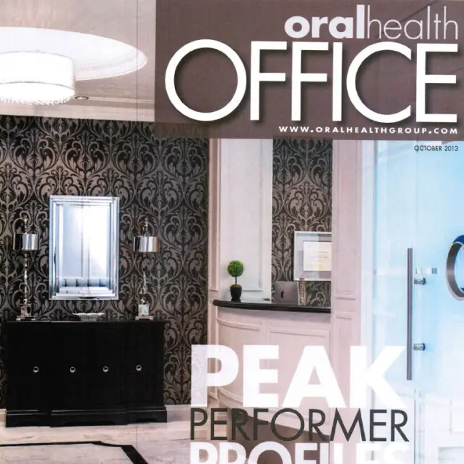 Oral Health magazine cover.